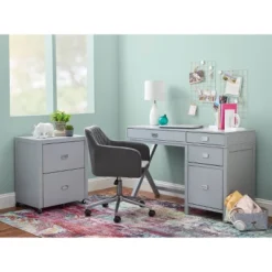 Peggy Side Storage Desk - Linon -Baxton Studio Store GUEST 5bb8adc3 1b8d 46ec 87c1 49c23758a613