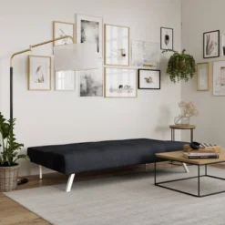 Sorenson Convertible Futon Sofa Bed Charcoal - Serta 28 Sorenson Convertible Futon Sofa Bed Charcoal - Serta -Baxton Studio Store GUEST 5c20df7f 282d 4758 aa7b 3b3136b0bd67