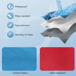 Costway 2 PCS Folding Camping Tables W/ Large Capacity Storage Sink For Picnic -Baxton Studio Store GUEST 5c295ab6 a7fd 4dee b440 feff2980c3fe