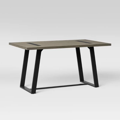 Brimfield Metal Base Dining Table - Threshold 2 Brimfield Metal Base Dining Table - Threshold - Image 2