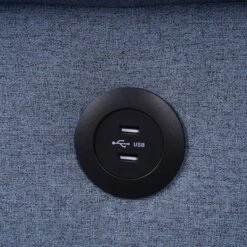 78" Nichelle Sofa Blue Fabric - Acme Furniture -Baxton Studio Store GUEST 5c8e7b94 a160 4ac0 aa8a 2af38c451ee7