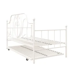 Twin Leila Metal Daybed And Trundle White - Room & Joy 16 Twin Leila Metal Daybed And Trundle White - Room & Joy -Baxton Studio Store GUEST 5d0e1411 357d 4cad ab40 cc6da549ddf8