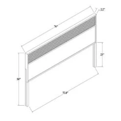 Wood & Cane Transitional Headboard - Hearth & Hand™ With Magnolia -Baxton Studio Store GUEST 5d33534e d312 4fba a31c c59b7e6b6265