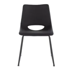 Set Of 2 Robbi Steel/Faux Leather Dining Chairs - LumiSource 12 Set Of 2 Robbi Steel/Faux Leather Dining Chairs - LumiSource -Baxton Studio Store GUEST 5d38dee2 06f9 4c63 a459 82e321c4955a