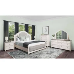 6pc Cristina Bedroom Set White - Abbyson Living -Baxton Studio Store GUEST 5e955401 ca14 41ed b9d8 43077fc89af6