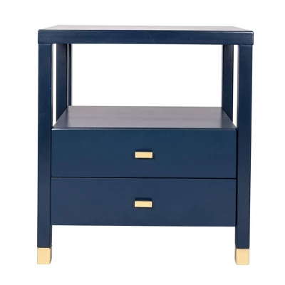 Hooper Accent Side Table Navy Blue - East At Main 2 Hooper Accent Side Table Navy Blue - East At Main - Image 2