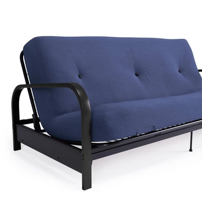 Full Axton Metal Arm Futon Frame With Mattress - Room & Joy 6 Full Axton Metal Arm Futon Frame With Mattress - Room & Joy - Image 6