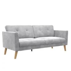 Gloria Upholstered 3 Seater Velvet Sofa - CosmoLiving By Cosmopolitan -Baxton Studio Store GUEST 615d84d9 bde8 4d7b bdbc 23146b269abb