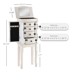 Helene Jewelry Armoire - Powell Company -Baxton Studio Store GUEST 61fc00af 1933 4110 9c0c 15c8e5639929