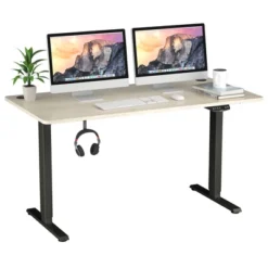 Costway Office Electric Adjustable Standing Up Desk Dual Motor W/ Controller -Baxton Studio Store GUEST 626aeff0 9ccb 4cb4 baac 445dadd621a6