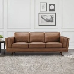 Taverly Leather Sofa - Abbyson Living
