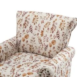 Araceli Traditional Comfy Floral Livingroom Armchair | ARTFUL LIVING DESIGN -Baxton Studio Store GUEST 62f7052a 1801 4d1d 9320 d5a87435bf3f