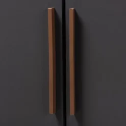 7 Shelf Wardrobe Rikke Two-Tone Wood Storage Cabinet Brown - Baxton Studio -Baxton Studio Store GUEST 63c6d8de 74b5 4e1f b07c 84fa8614c570