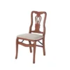 2pc Queen Anne Folding Chairs Cherry - Stakmore