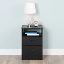Astrid 2 Drawer Nightstand - Prepac -Baxton Studio Store GUEST 6464ed2a 75b6 4f6b ae47 db75a4ffc5f0