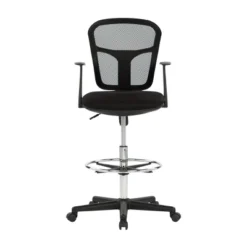 Riviera Drafting Chair - Black