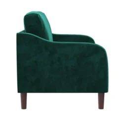 Penny 2 Seater Loveseat Sofa Green Velvet - Room & Joy -Baxton Studio Store GUEST 6793b255 1d80 4dd1 b084 8356531778e1