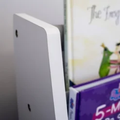 Kids' Bookshelf 4 Tier Book Storage And Fabric Bin Organizer - Humble Crew -Baxton Studio Store GUEST 679575b1 6e0b 46ea a64f 11c577d39e5a