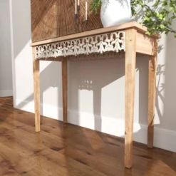 Large Farmhouse Wood Console Table Brown - Olivia & May 16 Large Farmhouse Wood Console Table Brown - Olivia & May -Baxton Studio Store GUEST 68241989 96b6 40a0 8f43 5944433498b9