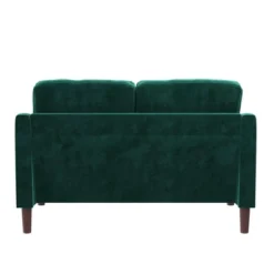 Penny 2 Seater Loveseat Sofa Green Velvet - Room & Joy -Baxton Studio Store GUEST 68e3b74b f248 4ea6 a5e0 20da918cbe00