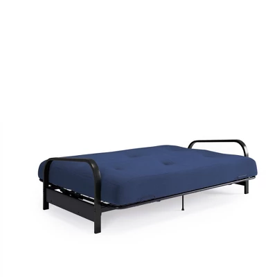 Full Axton Metal Arm Futon Frame With Mattress - Room & Joy 4 Full Axton Metal Arm Futon Frame With Mattress - Room & Joy - Image 4