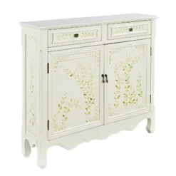 Jenny Hand Painted 2Door Console Table - Powell Company -Baxton Studio Store GUEST 69de78ca 7fd3 4c34 ab75 dfadf9105e29
