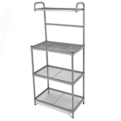 Costway 4-Tier Baker's Rack Microwave Oven Stand Shelves Kitchen Storage Rack Organizer 16 Costway 4-Tier Baker's Rack Microwave Oven Stand Shelves Kitchen Storage Rack Organizer -Baxton Studio Store GUEST 6bb44483 4004 474d 97e8 cd438ee3f6c0