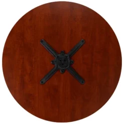 Flash Furniture 36" Round Multi-Purpose Conference Table In Cherry -Baxton Studio Store GUEST 6cfc39d0 7418 4056 ac28 33bc27a36ed7