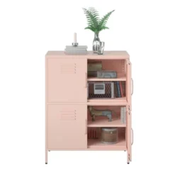 RealRooms Shadwick 4 Door Metal Locker Storage Cabinet 8 RealRooms Shadwick 4 Door Metal Locker Storage Cabinet -Baxton Studio Store GUEST 6d9dba79 03e0 4a16 84f2 2a32889d3749