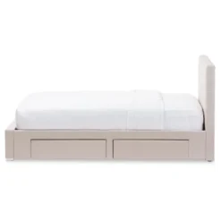 Queen Rene Modern And Contemporary Fabric 4 Drawer Storage Platform Bed - Baxton Studio -Baxton Studio Store GUEST 70e4098f d9df 464c b334 ad097670aa6e