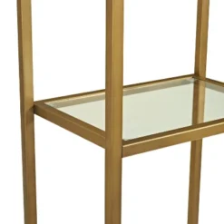 3pc Aimee Desk And Etagere Set Soft Gold - Crosley -Baxton Studio Store GUEST 70ed153a 8156 4274 a723 767458a8c678