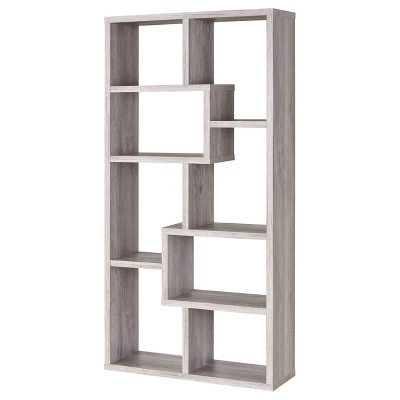 70.75" Theo 8 Shelf Bookcase - Coaster 3 70.75" Theo 8 Shelf Bookcase - Coaster - Image 3