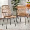 Set Of 2 Greenville Dining Chairs Natural - Lifestorey