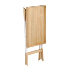 Remus Folding Tray Table Oak Brown/White - Universal Expert -Baxton Studio Store GUEST 737ddfa7 bb71 4eaa 853f 078dca6ebc83