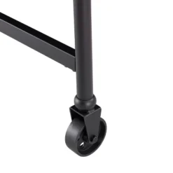 Elda Faux Stone Rolling Kitchen Island Black With White Faux Marble - Aiden Lane -Baxton Studio Store GUEST 73d4dade 92ec 459d bdc3 d89c485d033d