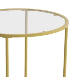 Merrick Lane End Table With Round Frame And Vertical Legs -Baxton Studio Store GUEST 73fd199c 106d 4cb0 844e 2068c6841f77