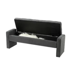 Jaime 55.1" Wide Storage Bench | ARTFUL LIVING DESIGN -Baxton Studio Store GUEST 74bc2922 d3de 4d38 ac4c 096162e9fccd