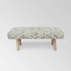 Laveta Boho Rectangular Bench - Christopher Knight Home -Baxton Studio Store GUEST 7523a300 fe49 48af bfd0 7ae7d8360421
