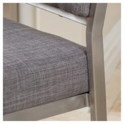 Set Of 2 Qyto 30" Fabric Barstool Light Gray - Christopher Knight Home -Baxton Studio Store GUEST 760c7c08 7018 4d67 b3a4 27cfc8c713c4