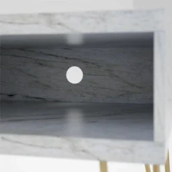 Athena TV Stand For TVs Up To 42" Marble White - Novogratz -Baxton Studio Store GUEST 76505e1c 1500 4b5f 8b29 d5ec5035e2df