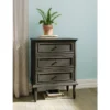 Webster 3 Drawer Storage Cabinet Dark Gray - Finch