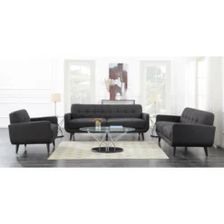 Hailey Sofa Graphite - Picket House Furnishings -Baxton Studio Store GUEST 775090d2 f148 42d5 87b5 56df2292ef0f