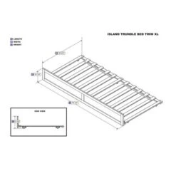 Twin XL Trundle Bed Espresso - AFI -Baxton Studio Store GUEST 77bee7cf cf5b 4808 87bf 6c94fa7f93ab
