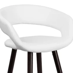 Merrick Lane Wood Ultramodern Bar Counter Stool With Upholstered Seat 24 Merrick Lane Wood Ultramodern Bar Counter Stool With Upholstered Seat -Baxton Studio Store GUEST 7814f65d 53ce 4c9b 987a 3ea13a6383da