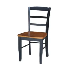 3pc 30" Clay Round Top Pedestal Table With 2 Chairs Dining Sets Black/Brown - International Concepts -Baxton Studio Store GUEST 78a0cd5d 3666 4d23 8191 88800e1390c0