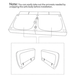 Costway Convertible Futon Sofa Bed PU Adjustable Couch Sleeper W/Wood Legs -Baxton Studio Store GUEST 7916d9a3 4f84 49f9 b32d f7e7cf1a6a94