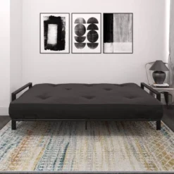 Max Metal Futon Frame Black - Room & Joy -Baxton Studio Store GUEST 7936fce7 c88b 4b4d 957a 4c51e2bccfcd