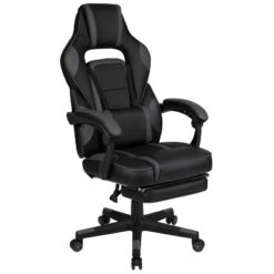 Flash Furniture X40 Gaming Chair Racing Ergonomic Computer Chair With Fully Reclining Back/Arms, Slide-Out Footrest, Massaging Lumbar -Baxton Studio Store GUEST 7a26cf66 f942 4e80 ba58 da108c06e4c3