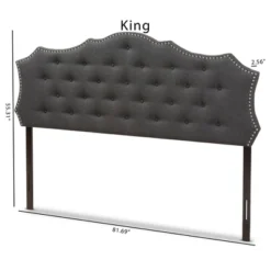 Aurora Modern And Contemporary Fabric Headboard - Baxton Studio -Baxton Studio Store GUEST 7ae01c3d 3494 4c68 bad8 34bad1238f02