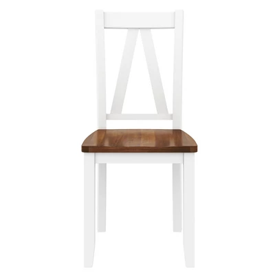 Farmhouse 6-Piece Wood Dining Table Set With Long Bench And 4 Dining Chairs-ModernLuxe 6 Farmhouse 6-Piece Wood Dining Table Set With Long Bench And 4 Dining Chairs-ModernLuxe - Image 6